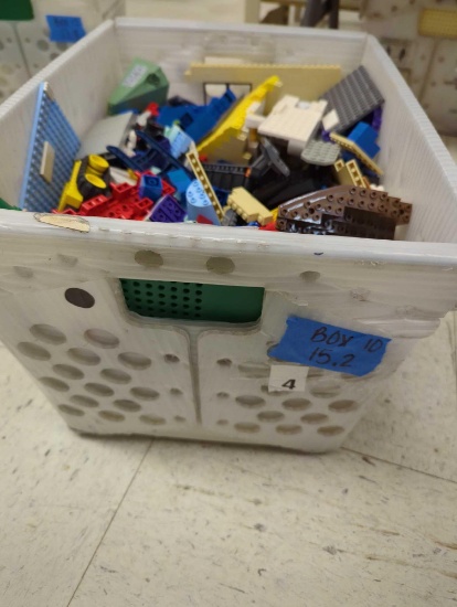 Large tote full of vintage to modern Lego. Thousands of pieces in every tote. We've seen mini