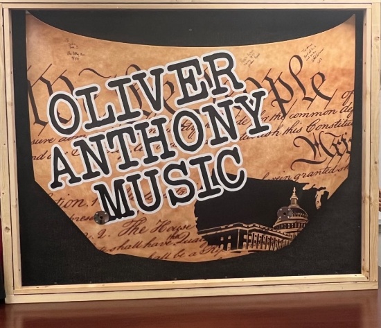 Oliver Anthony Autographed Hood Raffle