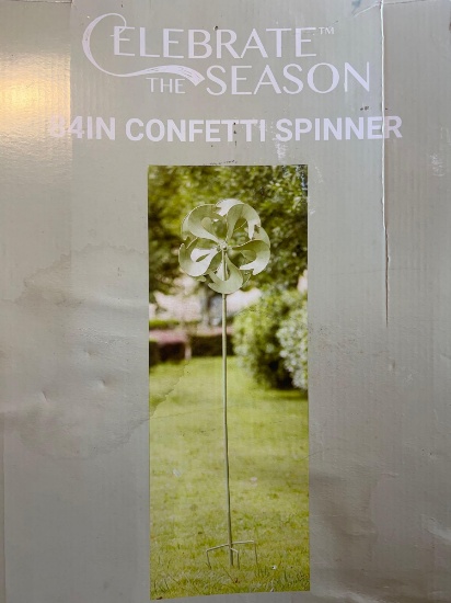 Celebrate the Season 84IN Green Confetti Spinner