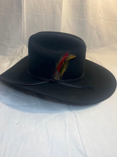 Stetson Hat (Black) Size: 6 3/4