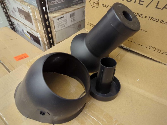 Perma-Boot Pipe Boot Repair Flashing adjustable 1.5 in. I.D. to 3 in. I.D. Vent Pipe in Black. Comes