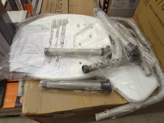Glacier Bay GB Shower and Tub Seat. Comes in opened box as is shown in photos. Appears to be new.