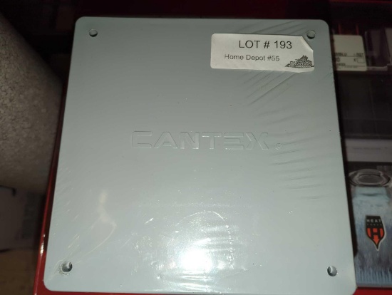 6 IN X 6 IN X 4 IN JUNCTION BOX, APPEARS TO BE NEW IN FACTORY SEALED PACKAGE, RETAIL PRICE VALUE