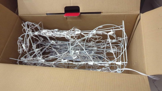 HOME ACCENTS HOLIDAY, 4' LED REINDEER, OPEN BOX, TESTED WORKING, MSRP 10.00