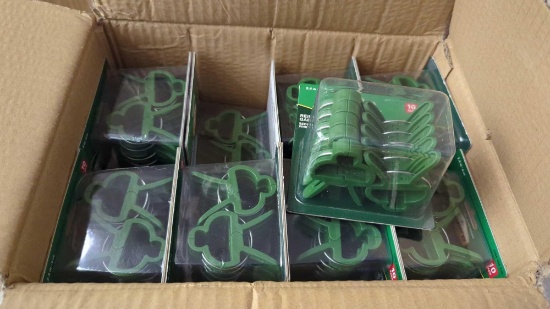 16 UNITS OF, Vigoro Reinforced Plant Clips (10 PER BOX) 160 TOTAL.