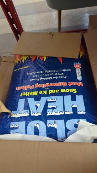 2 BAGS OF SNOWJOE BLUE HEAT ICE MELT 50LB BAG 19.97 MSRP