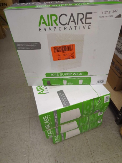 LOT OF 4 AIRCARE HUMIDIFIER REPLACEMENT WICK, ALL APPEAR TO BE NEW IN FACTORY SEALED BOX, RETAIL