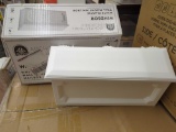 Architectural Mailboxes Windsor White, Small, Plastic, Wall Mount Mailbox. Comes in opened box as is