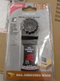 LOT OF 8 DIABLO 1-1/4 INCH STARLOCK BI METAL OSCILLATING BLADES FOR NAIL EMBEDDED WOOD, ALL APPEAR