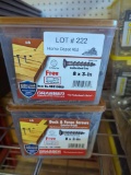 LOT OF 2 #8 3 INCH PHILIPS BUGLE HEAD WOOD DECK SCREWS, APPEARS TO BE NEW RETAIL PRICE VALUE $57.00