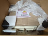 Baxton Studio Marquetterie French Provincial White Finished 2-Drawer Nightstand. Comes in opened box