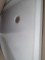 Delta 38 x 38 Corner Shower Pan Base with Corner Drain in White Appears to be New Stock Photo for