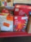 LOT OF 6 BOXES OF HOME ACCENTS HOLIDAY CHRISTMAS LIGHTS, AN ASSORTMENT OF COLORS AND STYLES.