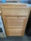 Hampton Bay Hampton 18 in. W x 24 in. D x 34.5 in. H Assembled Drawer Base Kitchen Cabinet in Medium