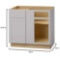 Hampton Bay Avondale 36 in. W x 24 in. D x 34.5 in. H Ready to Assemble Plywood Shaker Blind Corner