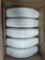 Amerimax Home Products (Box of 10) 3 in. x 4 in. White Aluminum Downspout B-Elbow Appears to be New