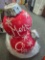 Alpine Corporation 30 in. Tall Christmas Ball Ornament with Color Changing LED Lights, Red Appears
