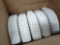Lot of 10 Amerimax Aluminum 2.81-in White Downspout Side Elbows. Comes in open box as is shown in