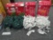 Lot of 4 including: Home Accents Holiday -2 150 clear incandescent mini net lights indoor/ outdoor.
