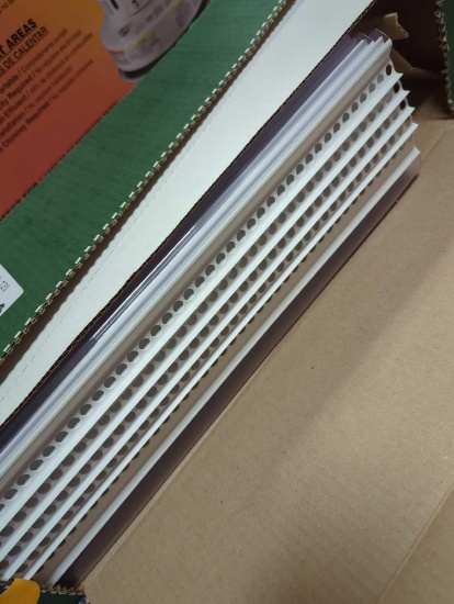 Lot of 20 Amerimax Home Products Leaf Guard Plus 6 ft. White Vinyl Mesh Gutter Guards. Comes in