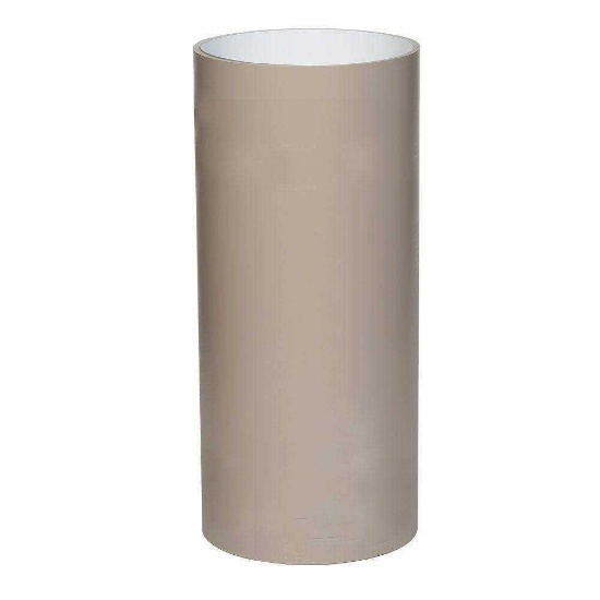 Amerimax Home Products 24 in. x 50 ft. Pebble Stone Clay over White Aluminum Trim Coil?, Appears to