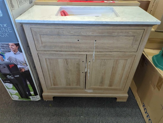 Home Decorators Collection Doveton 36 in. W x 19 in. D x 34 in. H Single Sink Bath Vanity in