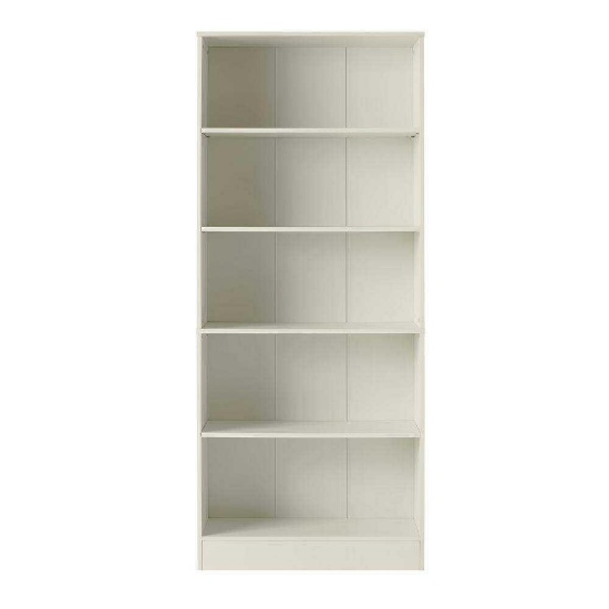 StyleWell 71 in. Off White 5-Shelf Basic Bookcase with Adjustable Shelves?, Appears to be New in