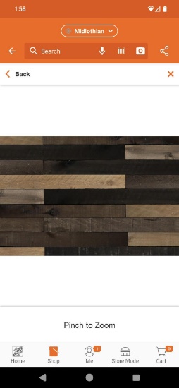 Weaber (Pallet of 89 Cases) 26 Cases of 1/2 in. x 4 in. x 4 ft. Weathered Hardwood Board (8-Piece)