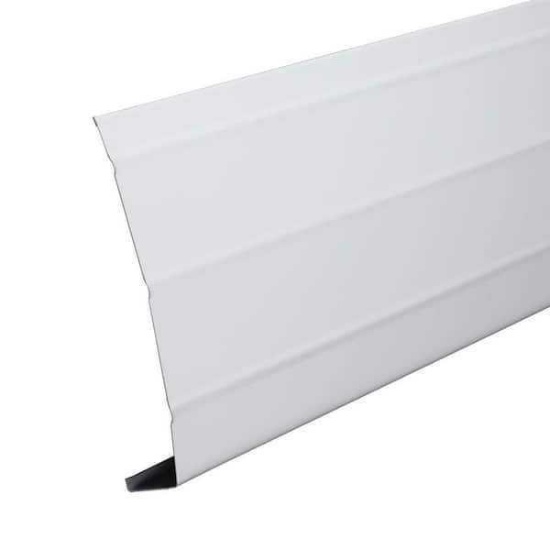 Amerimax 12 Piece's 1.25-in x 8-in x 12-ft White Smooth Aluminum Fascia, Appears to be New Has Some