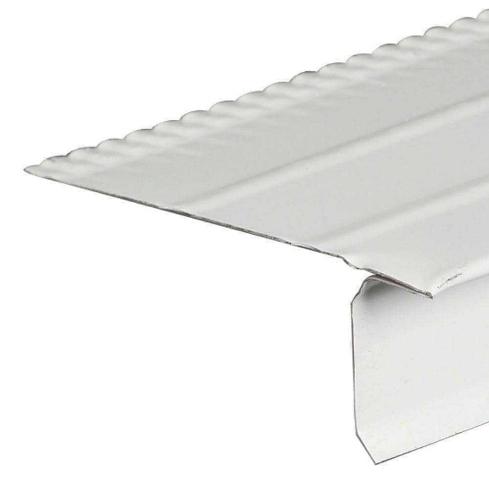 Amerimax Home Products Box of 50, F4.5 x 10 ft. White Aluminum Drip Edge Flashing?, Appears to be