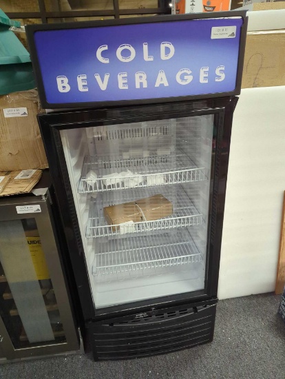 Avanti BCC6Q1BG BCC6Q1 6.0 cu. ft. Commercial Beverage Center, in White, Black, Has Some Minor
