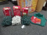 Lot of 4 including: Home accents holiday -1 150 clear incandescent mini net lights indoor/ outdoor.