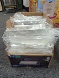 Lot of 8 Amerimax Home Products 6 in. White Aluminum K-Style Gutter End with 3 in. x 4 in. Drop
