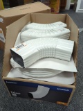 Lot of 15 Amerimax Home Products 2 in. x 3 in. White Aluminum Downspout B-Elbows. Comes in open box