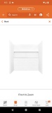 Bootz Industries Nextile 30 in. x 60 in. x 60 in. 4-Piece Direct-to-Stud Alcove Tub Surround in