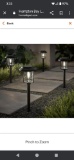 Hampton Bay Laurelview 14 Lumens Black Vintage Bulb LED Weather Resistant Outdoor Solar Path Light