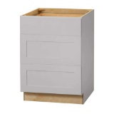 Hampton Bay Avondale 24 in. W x 24 in. D x 34.5 in. H Ready to Assemble Plywood Shaker Drawer Base