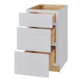 Hampton Bay Avondale 18 in. W x 24 in. D x 34.5 in. H Ready to Assemble Plywood Shaker Drawer Base