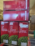 Lot of 5 Home Accents Holiday Incandescent Mini Net Lights - 3 Boxes of Clear Lights and 2 Boxes of