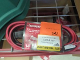 Husky 15 ft. 14/3 Medium-Duty Indoor Multi-Outlet Extension Cord, Red/Black Appears to be New Retail
