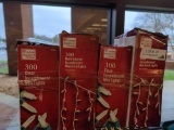 LOT OF 4 BOXES OF HOME ACCENTS HOLIDAY TO INCLUDE AN ASSORTMENT OF COLORS AND DESIGNS, APPEARS TO BE