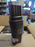 Box Lot Of 24 Amerimax Home Products Flex-Elbow 2 in. x 3 in. Brown Vinyl Downspout Elbow?, Appears