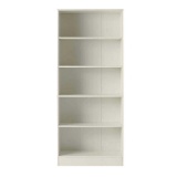 StyleWell 71 in. Off White 5-Shelf Basic Bookcase with Adjustable Shelves?, Appears to be New in
