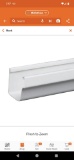 Amerimax Home Products (Lot of 5 Packs) 5 in. x 10 ft. White Vinyl K-Style Gutter (8 Gutters per