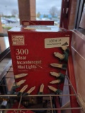 LOT OF 4 BOXES OF HOME ACCENTS HOLIDAY CHRISTMAS LIGHTS, IT APPEARS TO BE ALL CLEAR, APPEARS TO BE