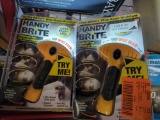 Lot of 2 HANDY BRITE Ultra-Bright Wide-Beam LED Flashlight, Appears to be New in Factory Packaging