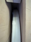 Delta Foundations 38 in. L x 38 in. W Corner Shower Pan Base with Corner Drain in White?, Appears to