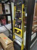 Gorilla Ladders 5.5 ft. (10 ft. Reach) Fiberglass Dual Platform Ladder, XL Steps, Removable Project