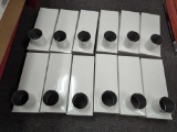 Lot of 12 Berger 3 in. x 12 in. White Aluminum Eave Boxes. Comes in open box has a shown in photos.