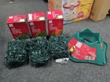 Lot of 4 including: Home accents holiday -2 150 clear incandescent mini net lights indoor/ outdoor.